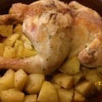 Hoy cocina el horno… pollo al horno con patatas aromatizadas