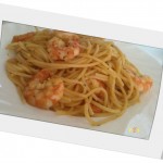 Fast food 15’… espaguetis con gambas al ajillo.